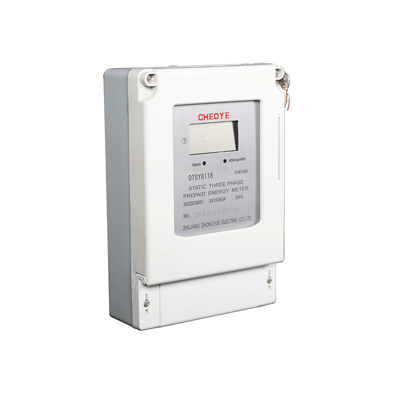DTSY8118 three phase prepaid energy meter